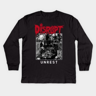 Disrupt "Unrest" Tribute Shirt Kids Long Sleeve T-Shirt